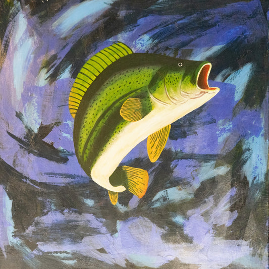 Bass Original Painting